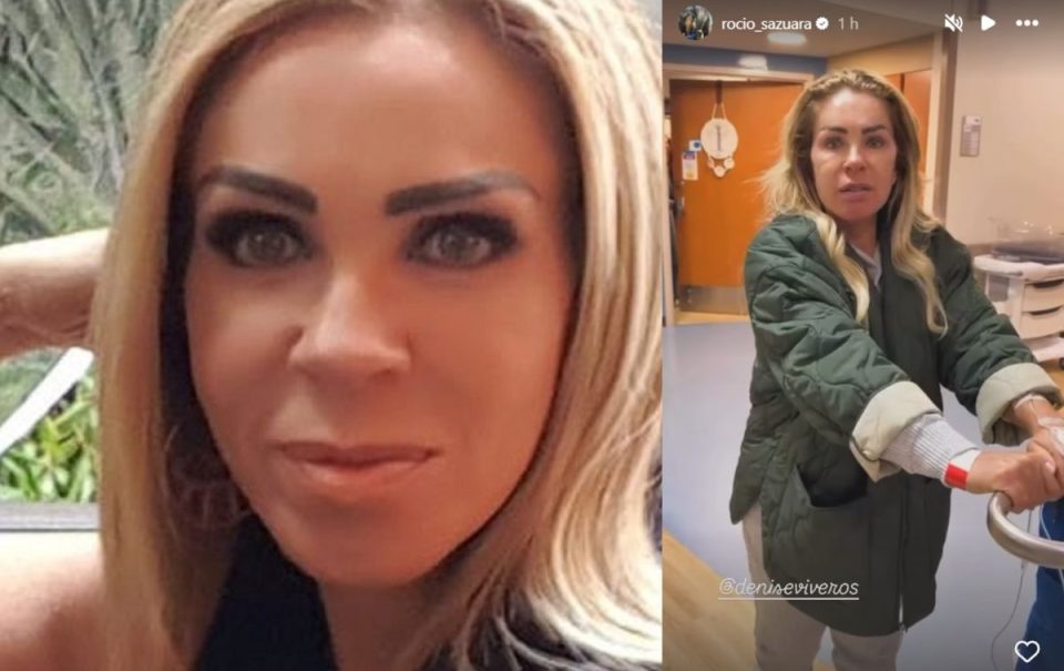 ¿Qué le pasó a Rocío Sánchez Azuara? Hospitalizan de emergencia a la famosa