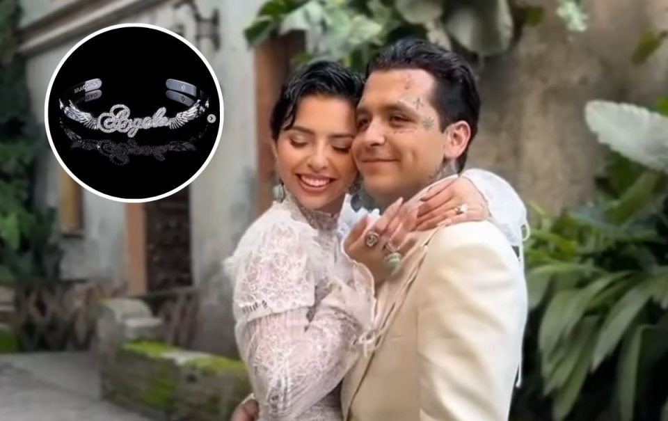 Christian Nodal regala costoso brazalete a Ángela Aguilar, ¿cuál es su precio?