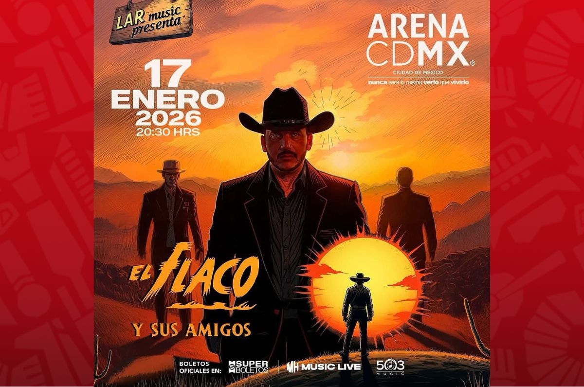 el flaco concierto arena cdmx 2026