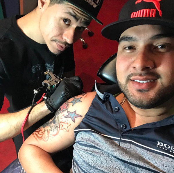 Alan Ramírez tatuaje