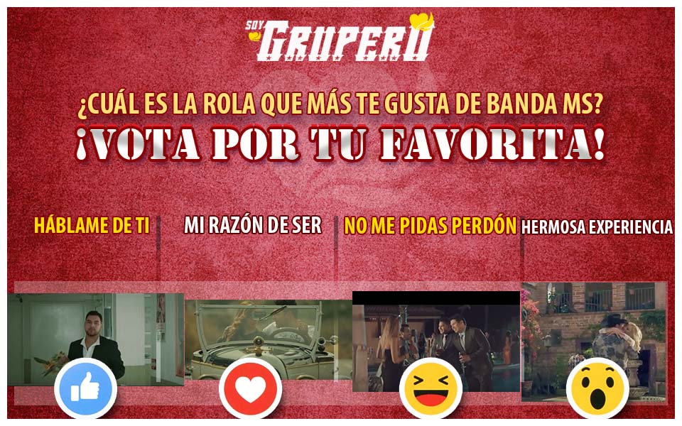 ¿CUÁL ES TU ROLA FAVORITA DE BANDA MS? ¡VOTA POR TU FAVORITA!