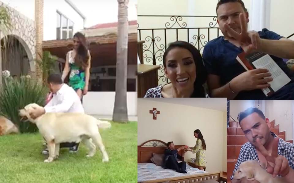 CLAUDIO ALCARAZ COMPARTE ESCENAS CON LAS HERMANAS URÍAS EN SU VIDEO