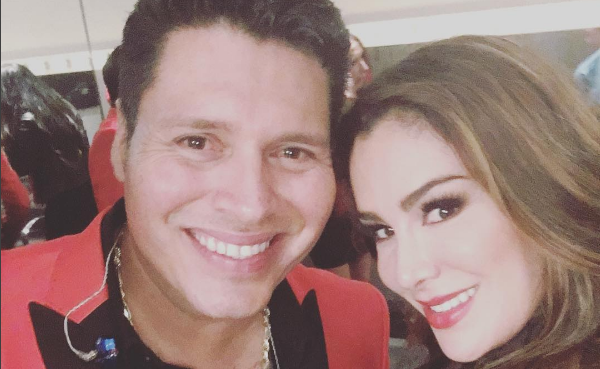 Horacio Palencia y Ninel Conde, en concierto de Banda MS