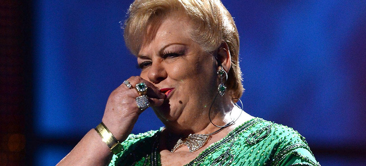 Graban serie de Paquita la del Barrio en Puebla