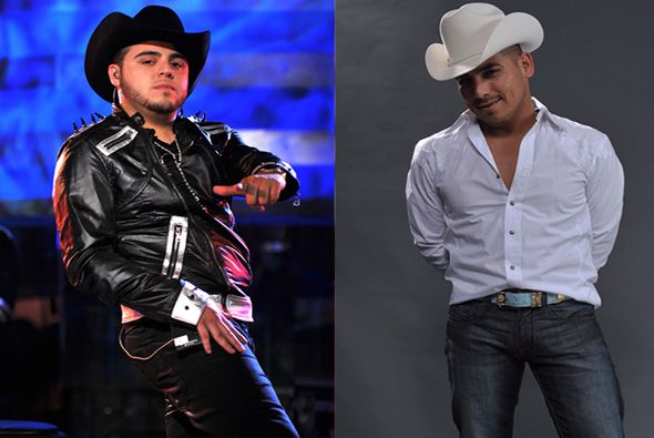 Espinoza Paz y Gerardo Ortiz en escenario un mismo escenario.