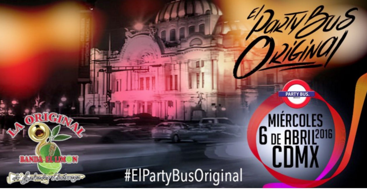 ¡Gana una fiesta con La Original Banda El Limón en un party bus!