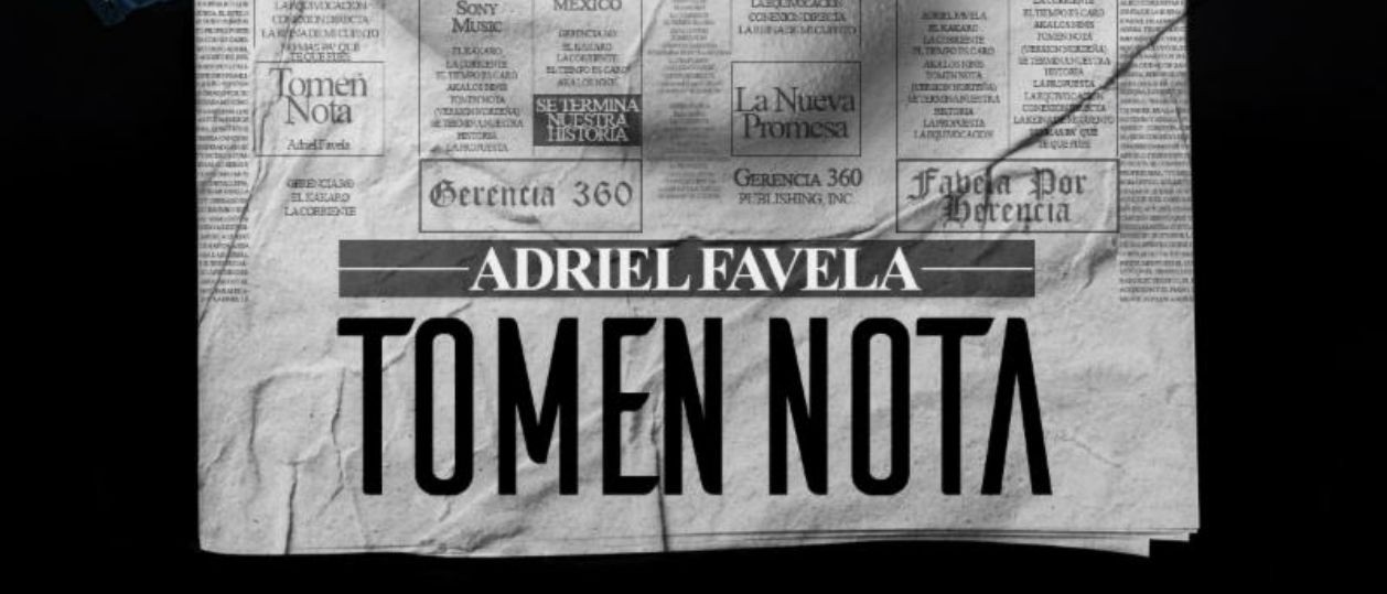 Adriel Favela presenta nuevo disco y tema “Tomen nota”